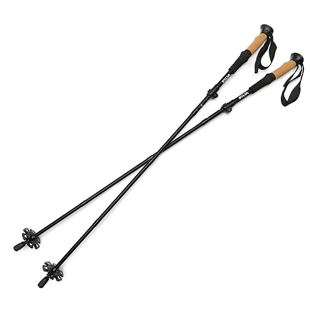 SILVA Trekking aluminium Z-fold Black No Color Unisex | Sport1.no