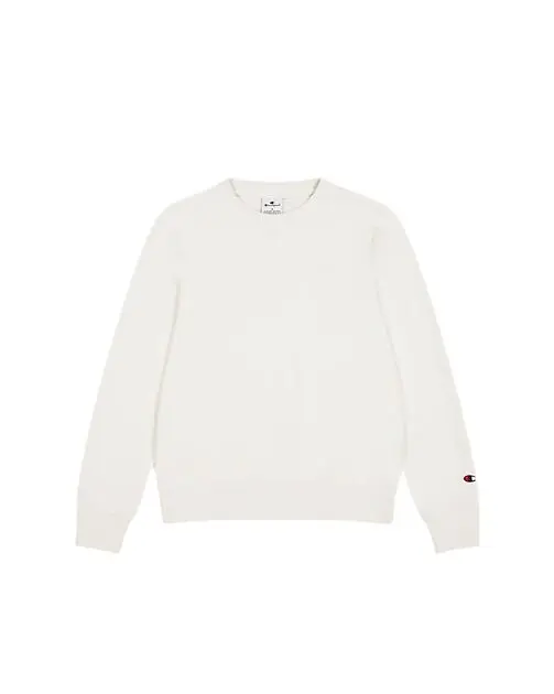 CHAMPION Tonal Icons Crewneck Sweatshirt NATURAL NT Dame | Sport1.no