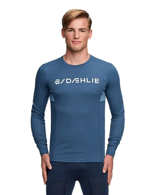 DÆHLIE Training Tech Long Sleeve DARK DENIM Herre