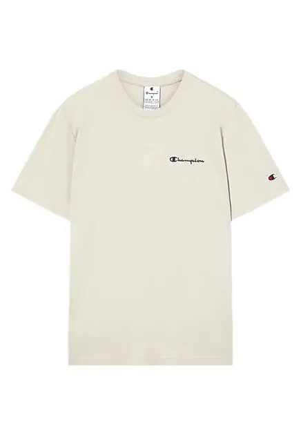 CHAMPION SS Tee small contrast logo mens Yellow152 Herre