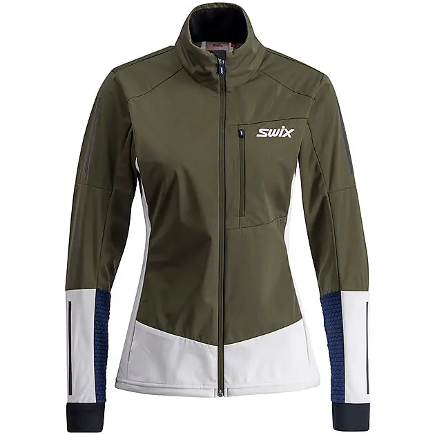 SWIX Dynamic Jacket langrennsjakke dame Olive/ Bright White Dame
