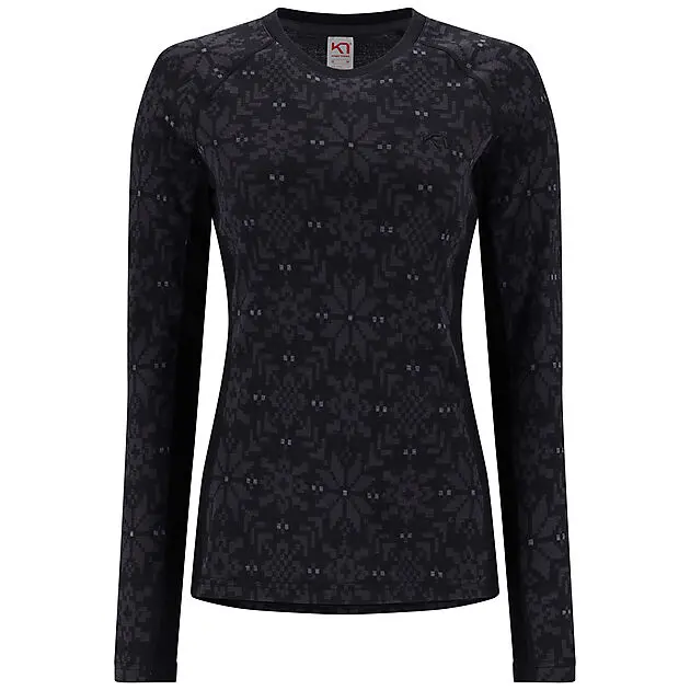 KARI TRAA EDITH LONG SLEEVE BLACK Dame