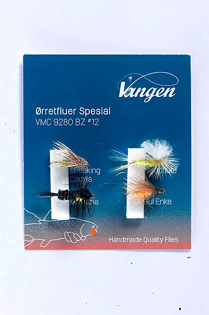 VANGEN Ørretfluer Spesial 4stk Str. 12 Alle