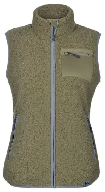 JOTUNHEIM Bessheim Teddyvest Dame Dusky Green/Iron Gate Dame | Sport1.no