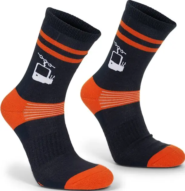 HOUSE OF HYGGE Merinoull Sokk // Hent Øl Mørkeblå & Oransje Unisex | Sport1.no