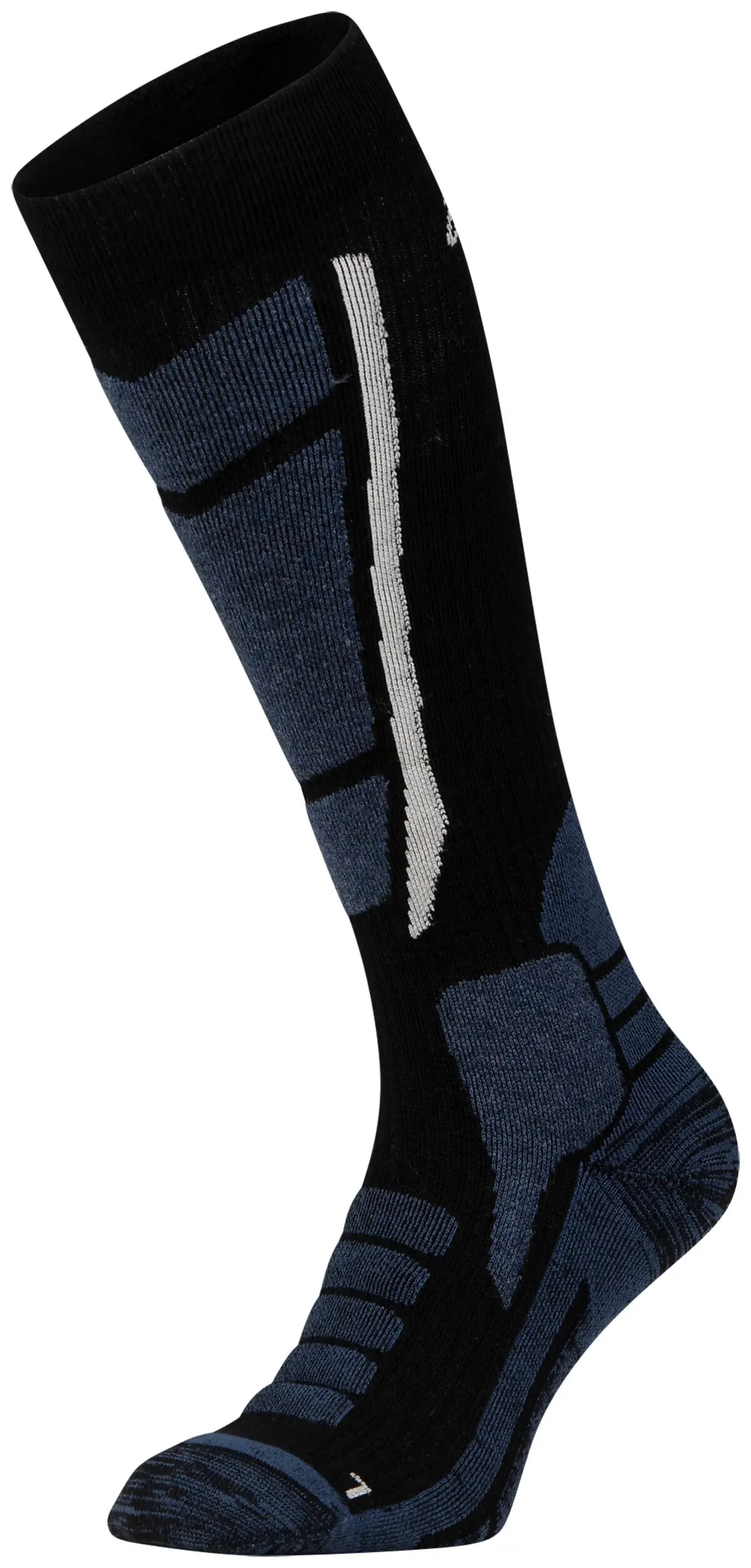 BERGANS OF NORWAY AllMountain Ski Merino Sock Black/Granite Blue Alle