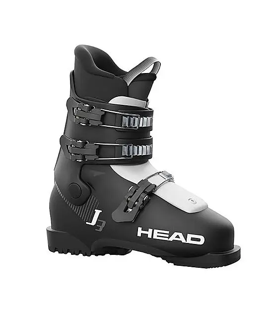 HEAD J3 alpinstøvler junior black/white Barn