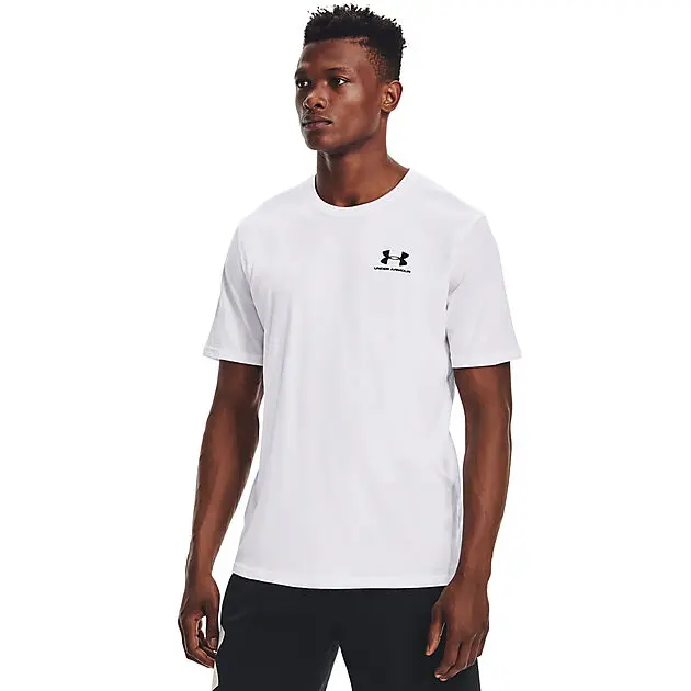UNDER ARMOUR UA SPORTSTYLE LC SS 100/White Herre