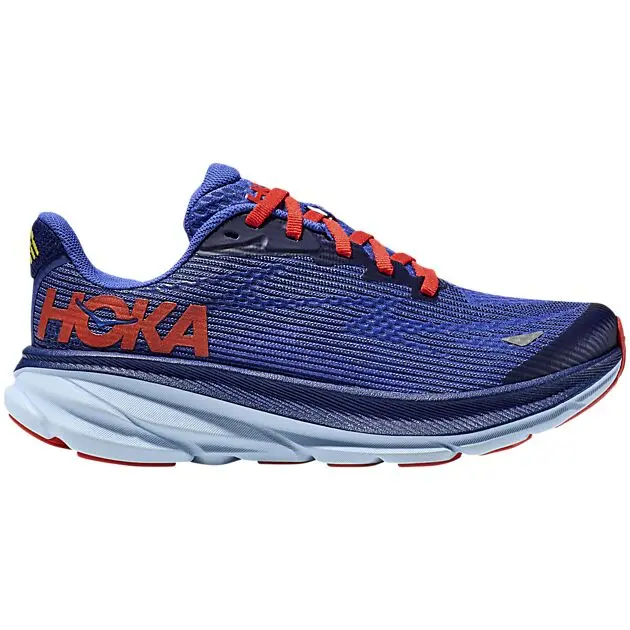 HOKA CLIFTON 9 JUNIOR BELLWETHER BLUE / DAZZLING BLUE Junior | Sport1.no