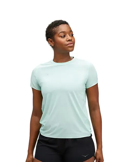 HOKA W AIROLITE RUN SHORT SLEEVE CLOUDLESS Dame | Sport1.no