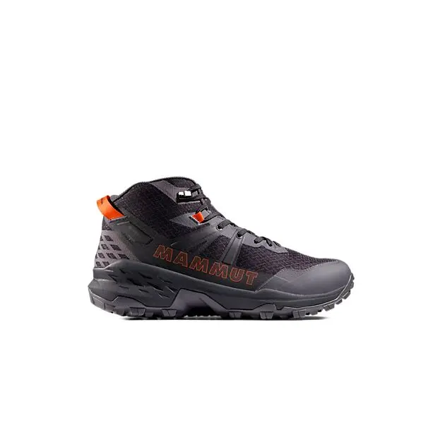 MAMMUT Ensi Mid GTX Men Asphalt- Hot Red Herre