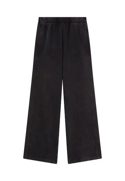 CHAMPION Washed Wide Leg Pants Womens Black Dame | Sport1.no