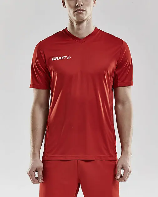 CRAFT Squad Jersey Solid M Bright Red Herre