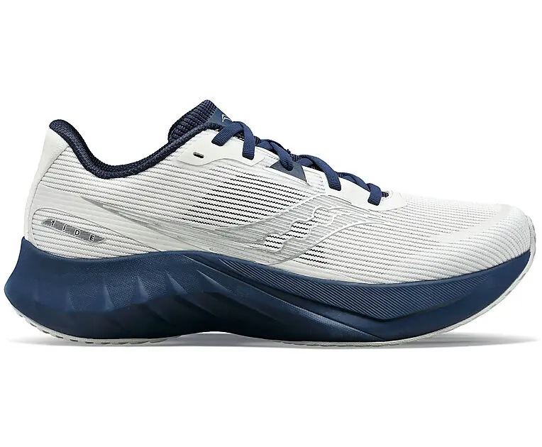 SAUCONY TIDE 2 WHITE/NAVY Herre