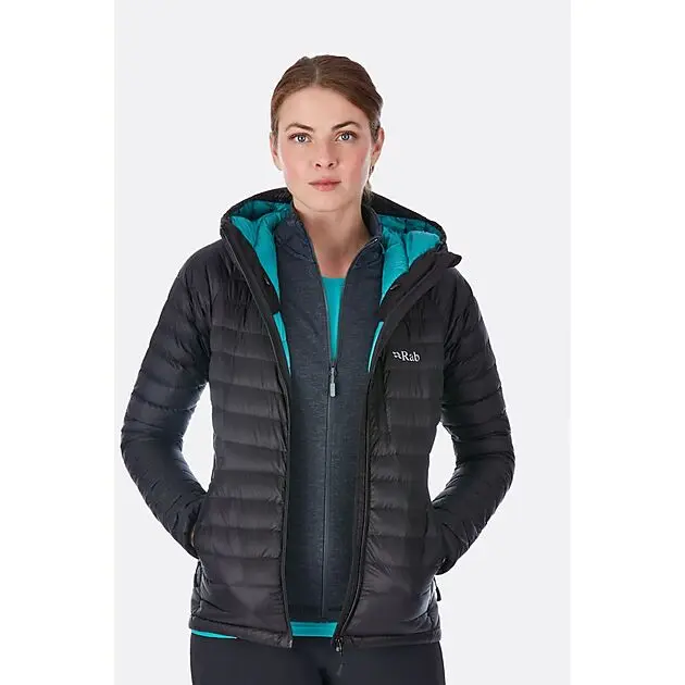 RAB Microlight Alpine dunjakke dame Black Dame