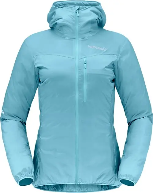 NORRØNA falketind aero60 Zip Hood W's Aqua Haze Dame