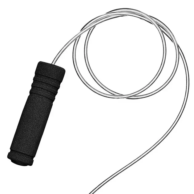 CASALL Jump Rope Steelwire hoppetau Black Alle