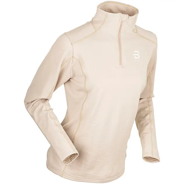 Half Zip Grid jakke dame