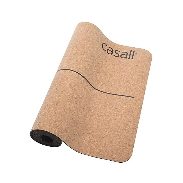 CASALL Natural Cork 5 mm yogamatte Natural cork/black Alle
