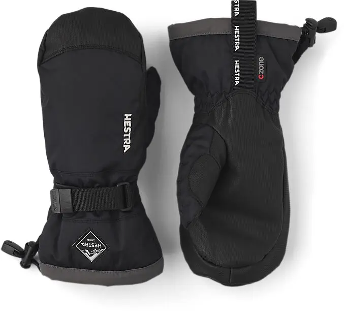 HESTRA Gauntlet CZone Jr. - mitt Black/Graphite Junior