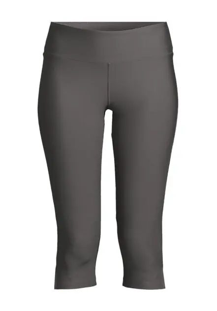 CASALL Capri Slit Regular Waist Tights Dk Grey Dame | Sport1.no