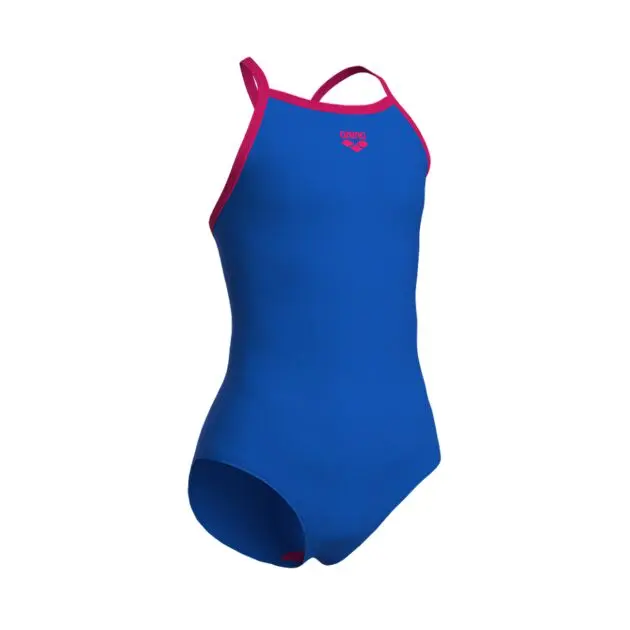 ARENA GIRL'S ARENA SWIMSUItalyLIGHT DROP SOLID BLUE CHINA-FREAK ROSE Junior