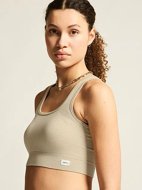 CRAFT Collective Rib Sports Bra W Hay Dame