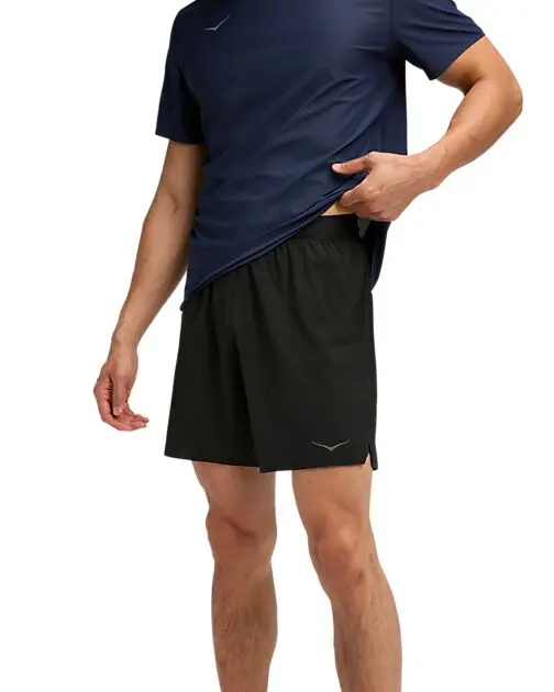 HOKA M GLIDE 7'' SHORT 2IN1 BLACK Herre | Sport1.no