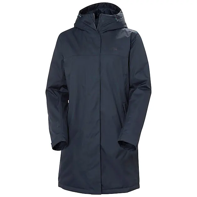HELLY HANSEN VANCOUVER FLEECE LINED REGNFRAKK DAME 597 NAVY Dame