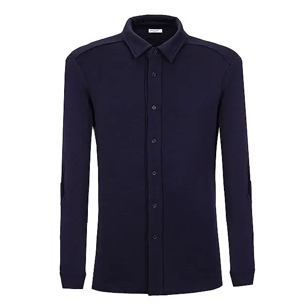 WOOLLAND Vefsna skjorte herre Blue Ink Herre