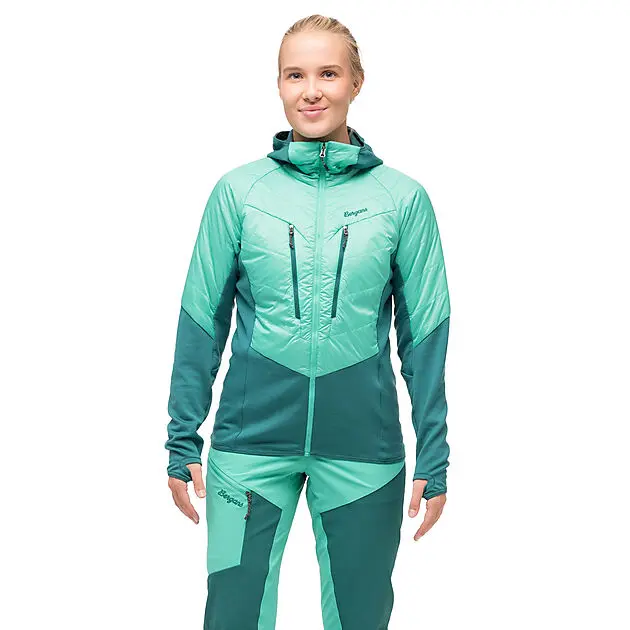 BERGANS OF NORWAY Tind Light Insulated Jacket Women Light Malachite Green/Malachite Green Dame | Sport1.no