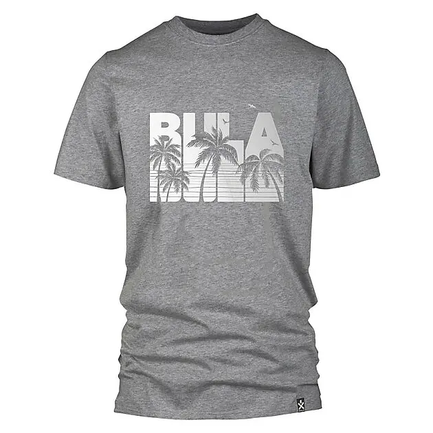 BULA Crest Tee GREYM/GREYM Herre | Sport1.no