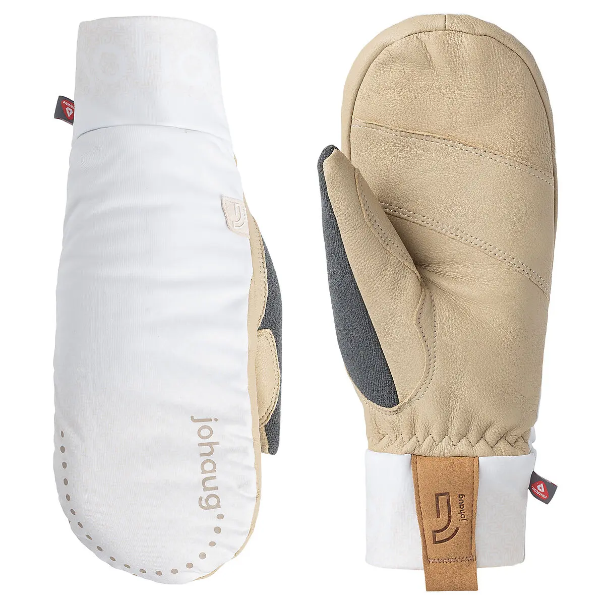 JOHAUG Thermic Racing Mittens Light Beige Dame