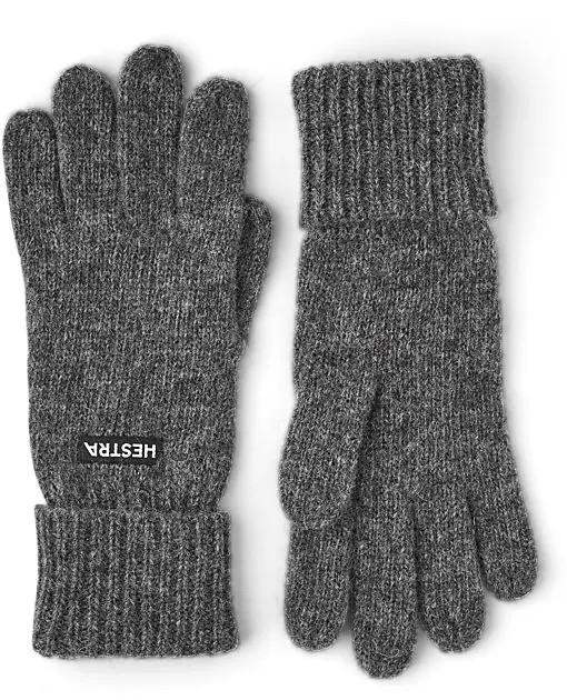 HESTRA Pancho - 5 finger Grey Junior