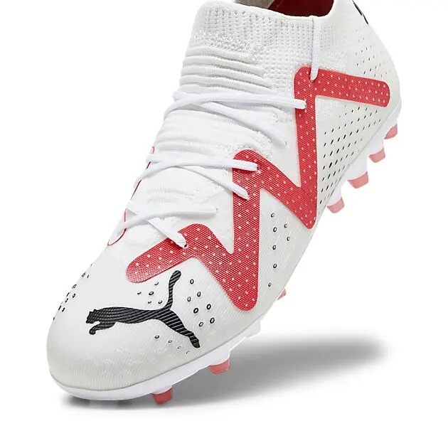 PUMA FUTURE MATCH MG Jr PUMA White-PUMA Black-Fire Orchid Junior