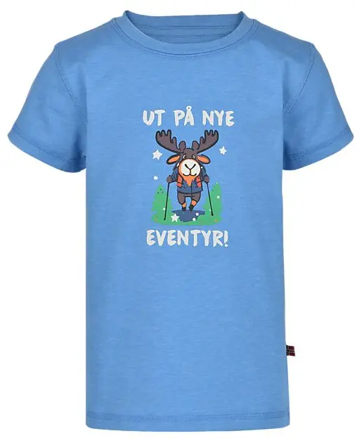 JOTUNHEIM Varde T-skjorte barn Eventyr/Silver Lake Blue Barn | Sport1.no