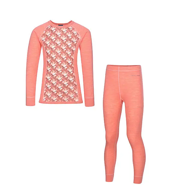 JOTUNHEIM Ljosli Ullmiks Sett Jr Fresh Salmon Print Junior | Sport1.no