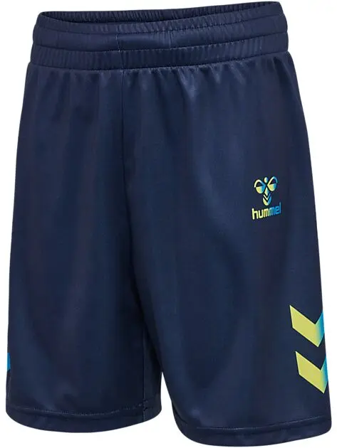 HUMMEL hmlSHIMMER SHORTS DRESS BLUES/LIMEADE Barn