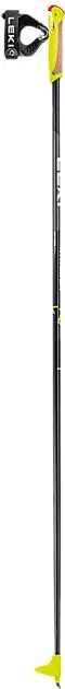 LEKI XTA 5.5 langrennsstaver junior Black-white-neonyellow Barn