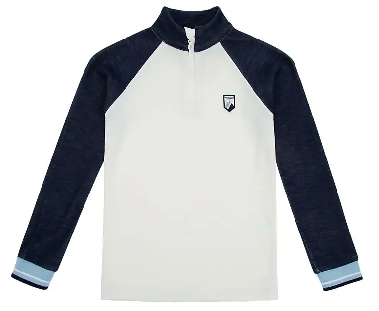 WOOLLAND Unstad Top Kids Blue Ink Barn