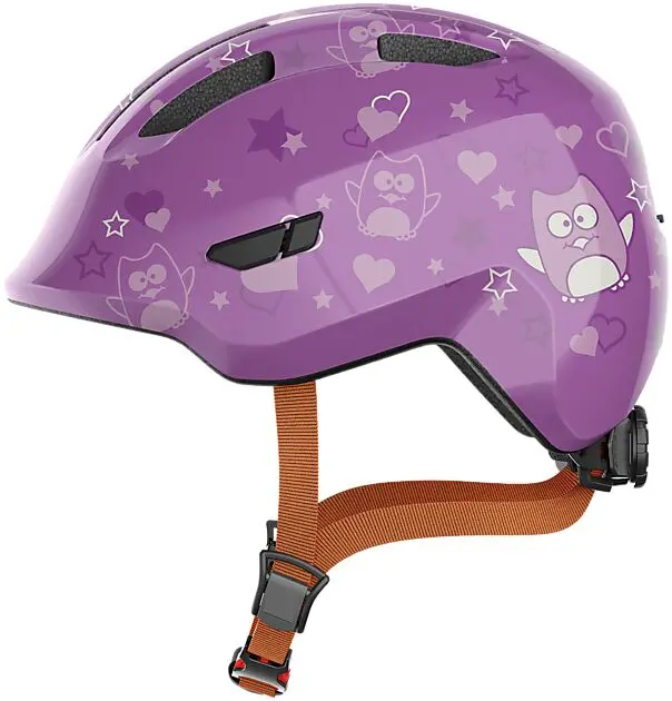 ABUS Hjelm Smiley 3.0 purple star Barn
