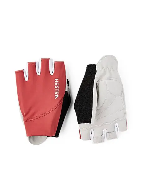 HESTRA Spiro Short - 5 finger Rust/Light grey Unisex