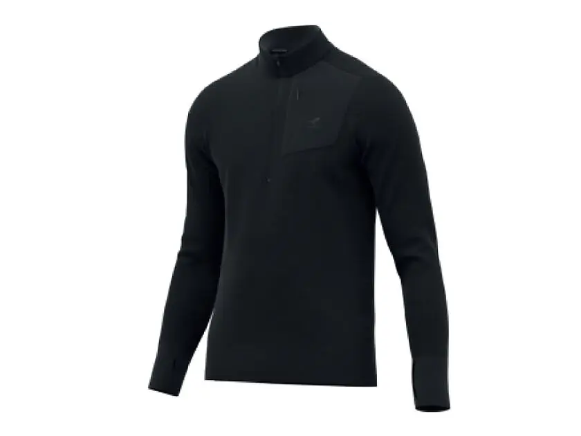 ENERGETICS Willard fleecegenser herre MELANGE/BLACK Herre | Intersport.no
