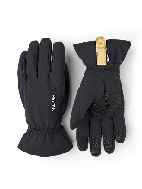 HESTRA CZone Contact Pick Up - 5 finger Black Unisex