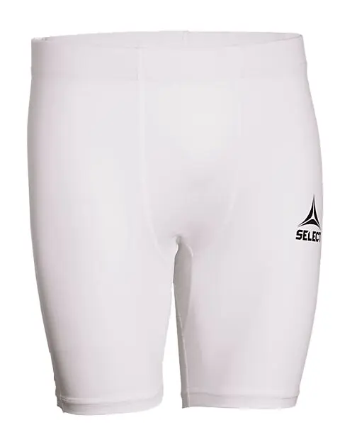 SELECT Kompresjons thighs white Unisex | Sport1.no