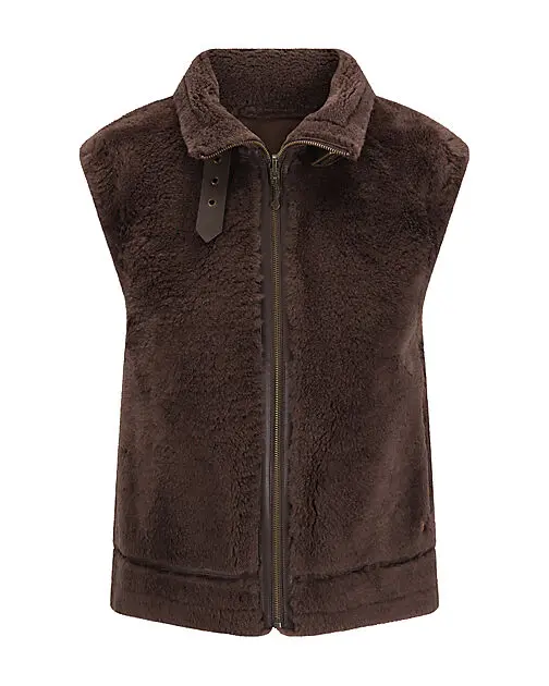 WOOLLAND Solveggen Vest 2.0 Woman Mocca Dame