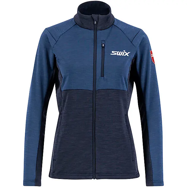 SWIX Infinity Midlayer jakke dame Lake blue Dame