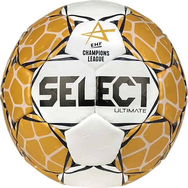 SELECT Ultimate EHF Champions League v23 white/gold Unisex | Sport1.no