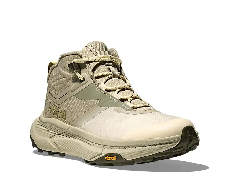 HOKA W TRANSPORT HIKE GTX OYSTER MUSHROOM / VINTAGE YELLOW Dame