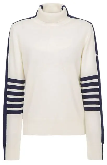 WOOLLAND Sentraltind Knitted Sweater Woman Snow white Dame